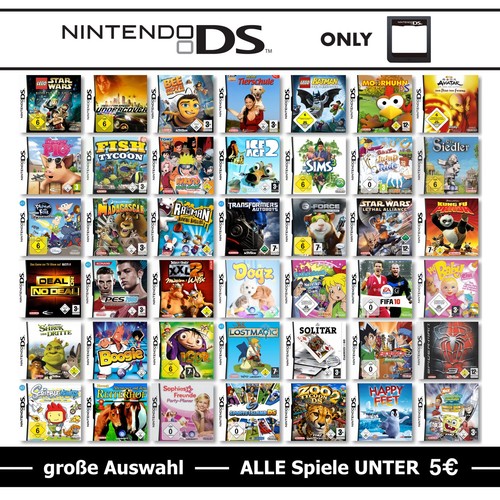 Nintendo spiele wahl - ds, spiele-wahl